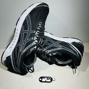 Asics Womens Gel Sileo 1012A177 Black Running Shoes Size 9,5 Excellent Condition